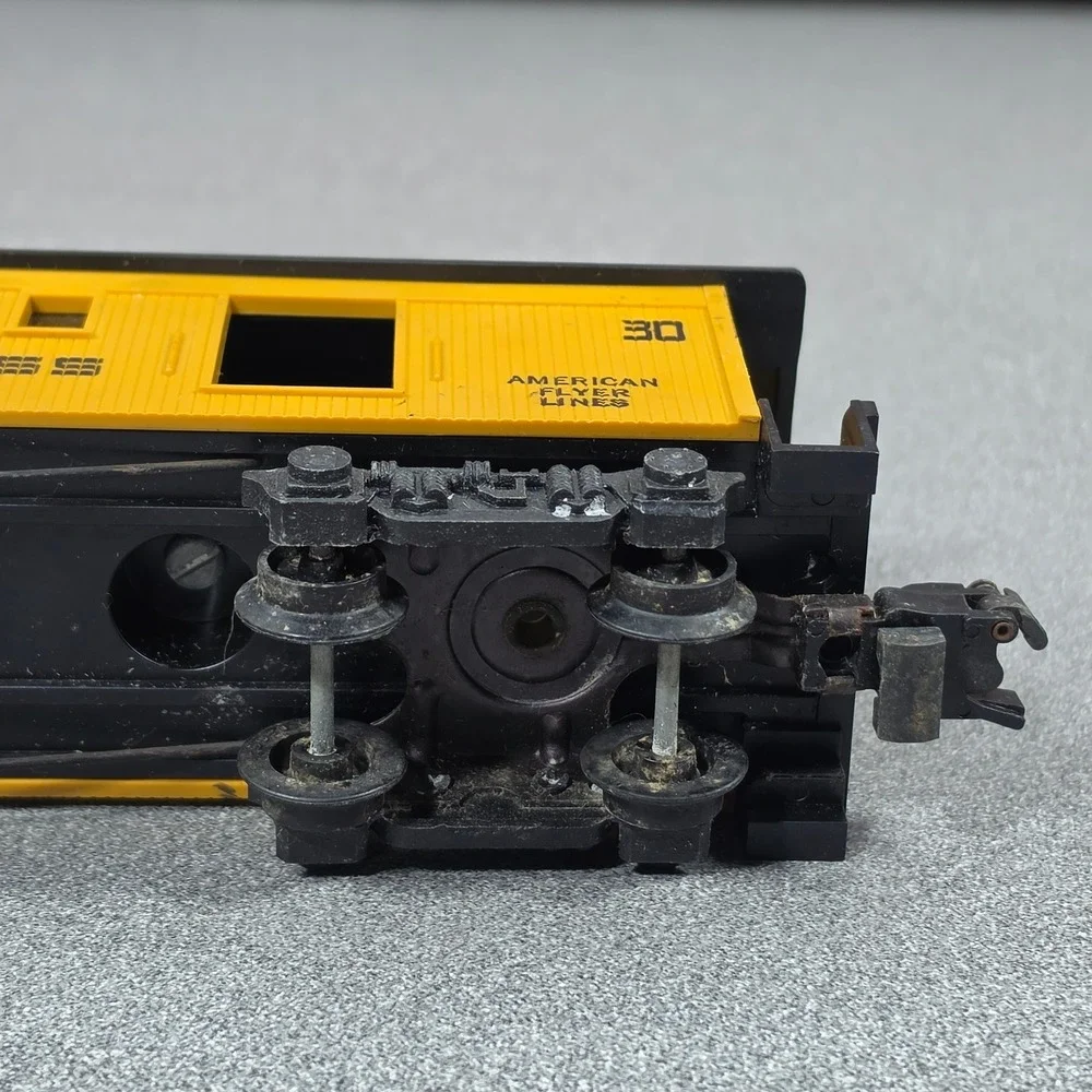 American Flyer Overland Express Combine Car No 30 Yellow FY&PRR Railcar
